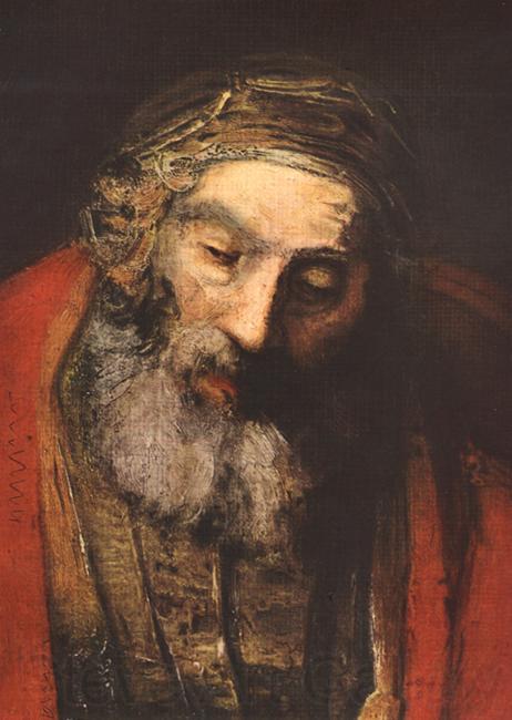 REMBRANDT Harmenszoon van Rijn The Return of the Prodigal Son (detail)